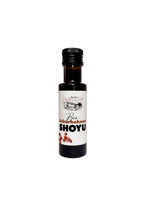 Bio-Shoyu, Bio-Ackerbohnen, Staller im Feld, bio würzen