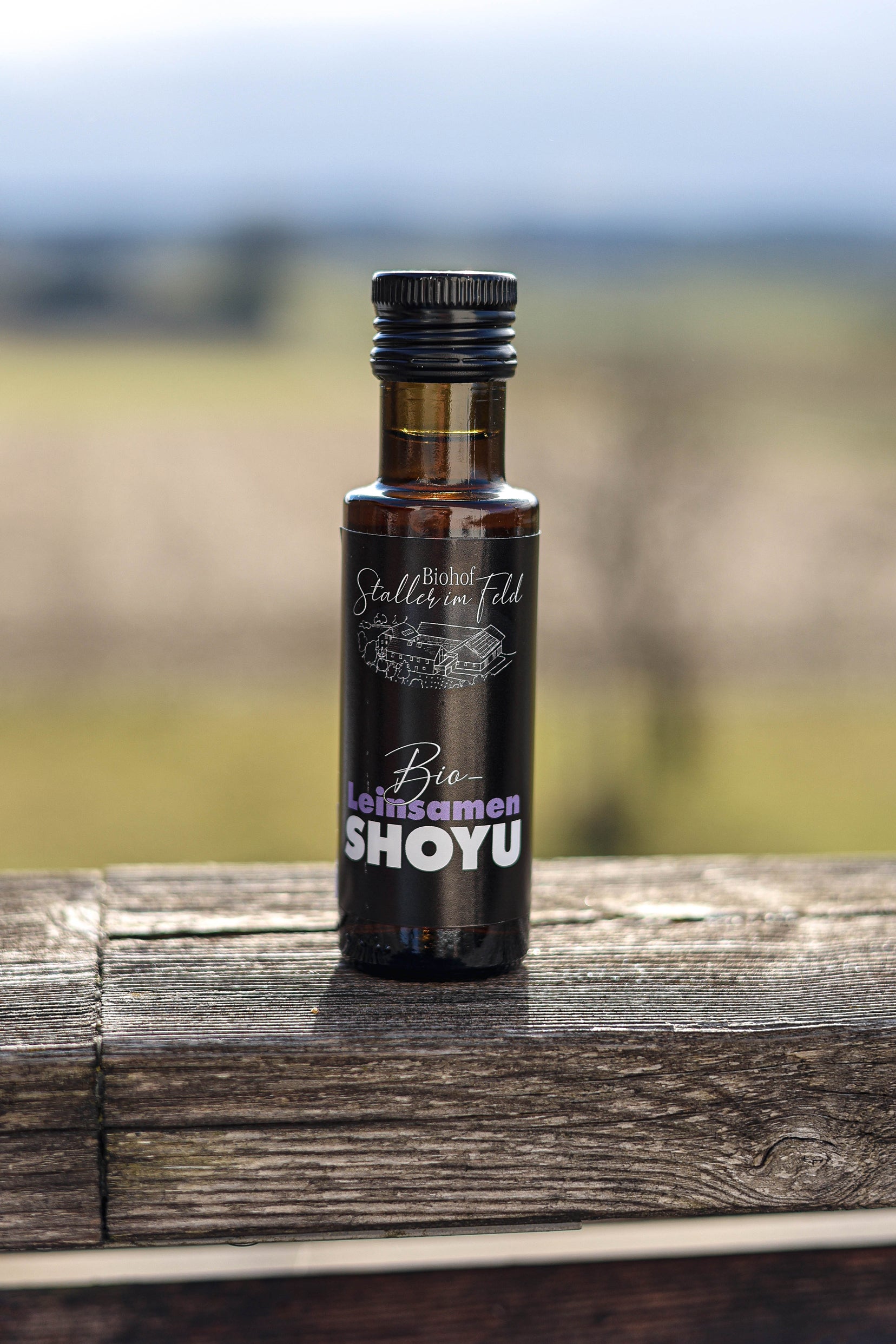 Bio-Leinsamen-Shoyu, Biohof Staller im Feld, Bio aus Österreich, fermentiert